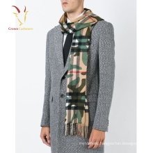 Plaid Printing Neck Scarf for Men